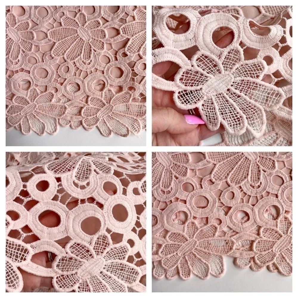 Nanette Lepore Floral Lace Sheath Dress - Picture 9 of 11